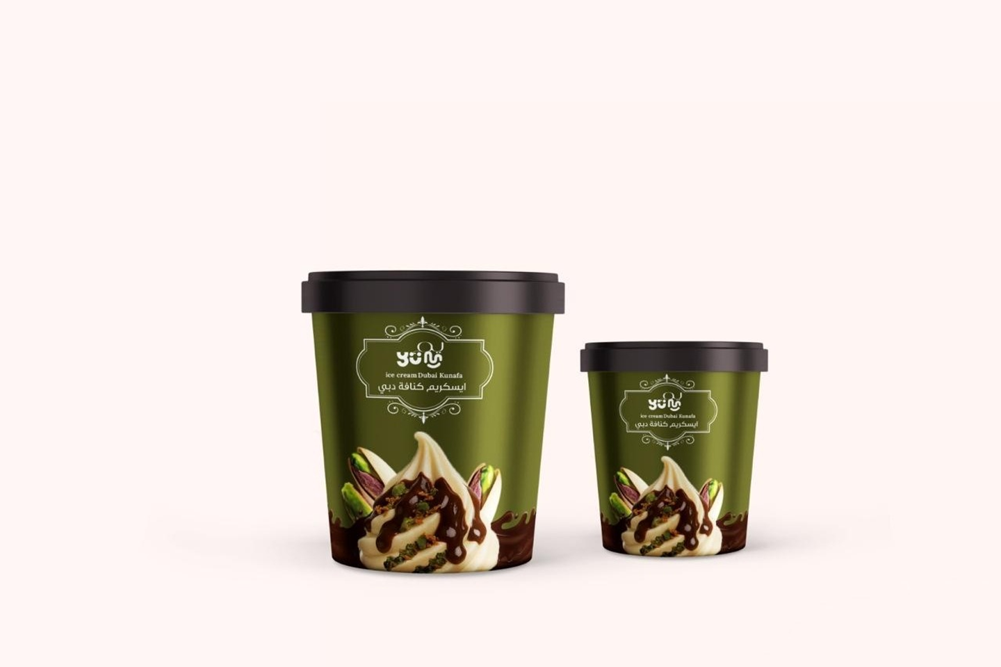 كنافة دبي ايسكريم - صغير
