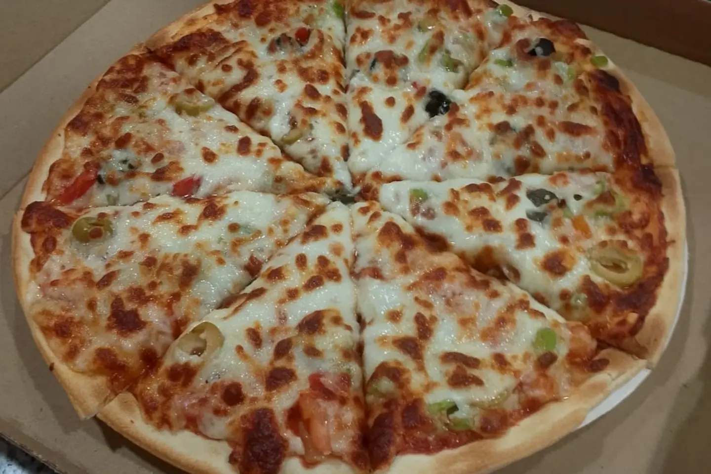 بيتزا خضار - كبير