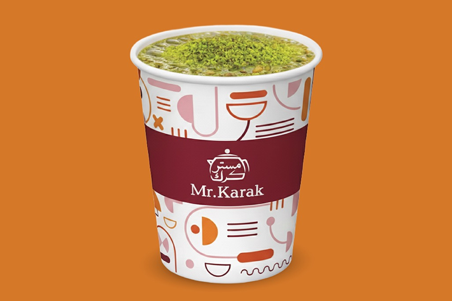 كرك فستق - كوب وسط