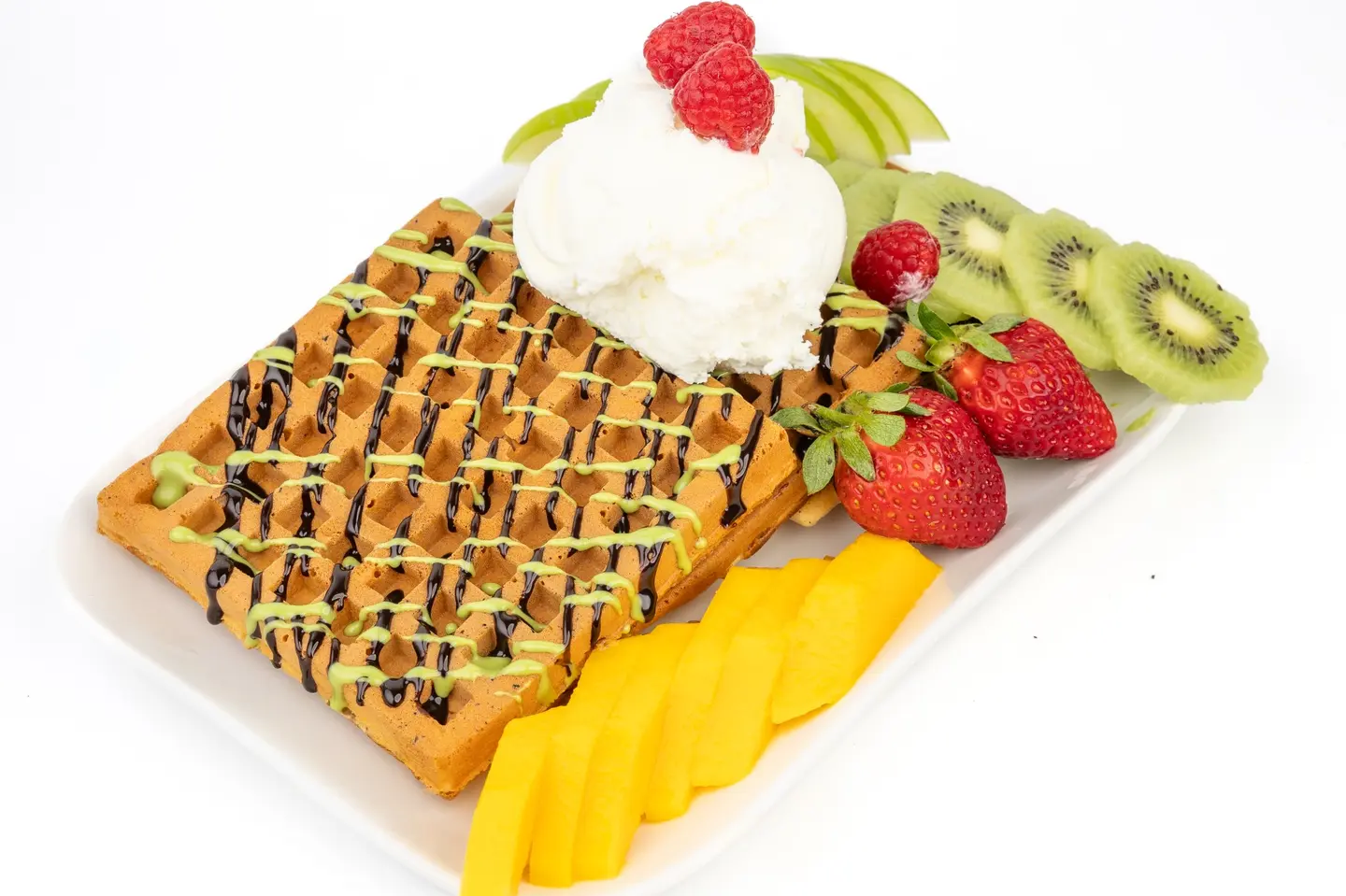وافل فروت آيس كريم - وسط