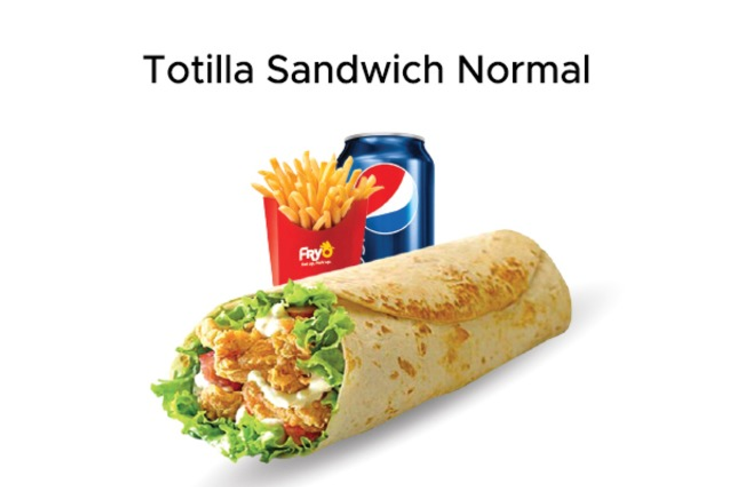 Tortilla Sandwich Meal - Spicy