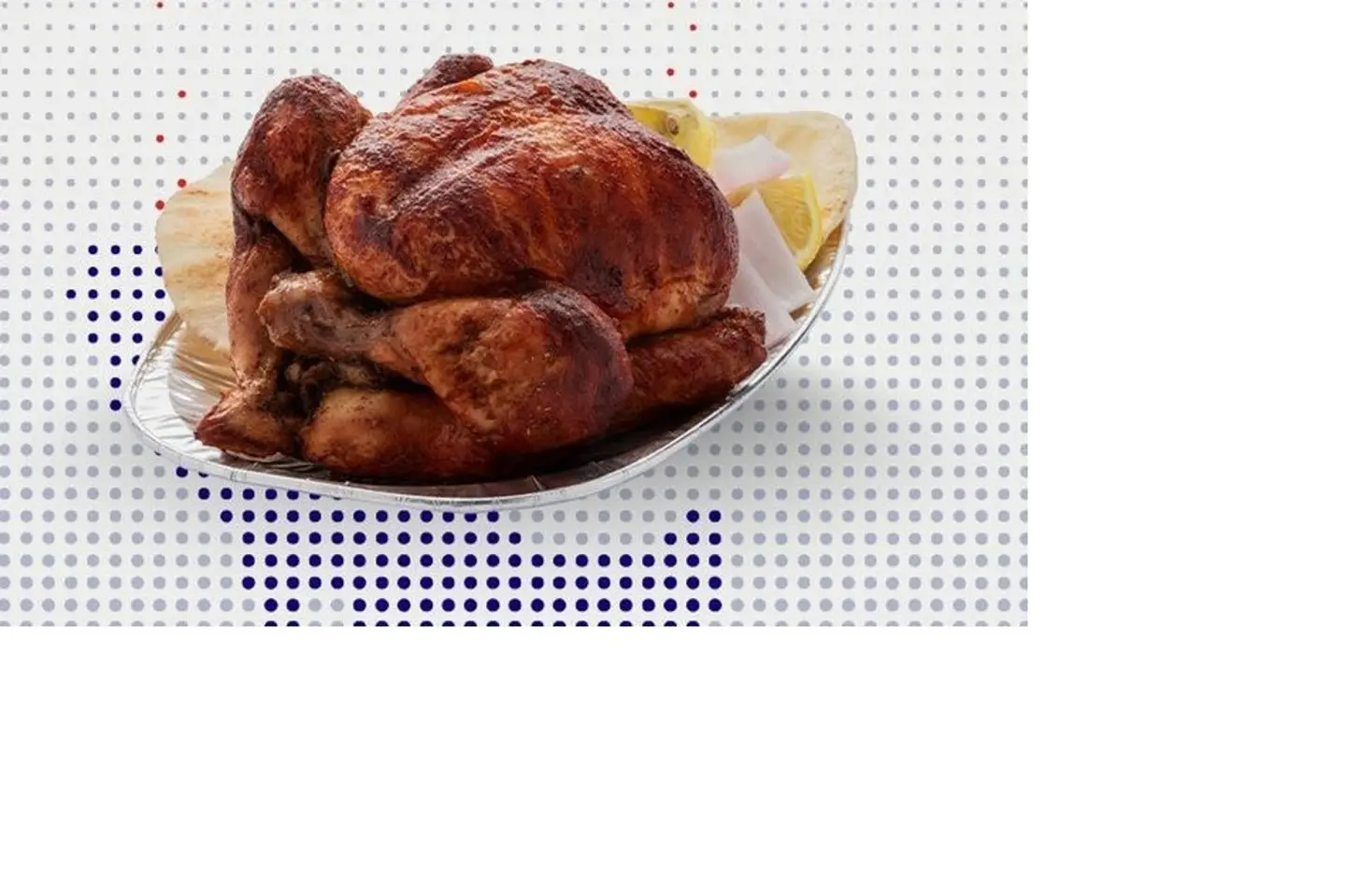 دجاج شواية سادة - نص حبة