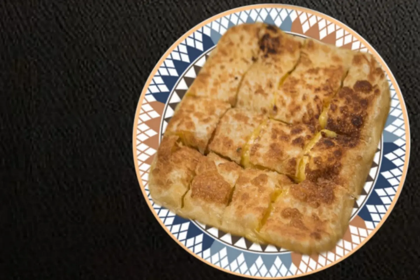 مطبق حلو جبنة - صاج