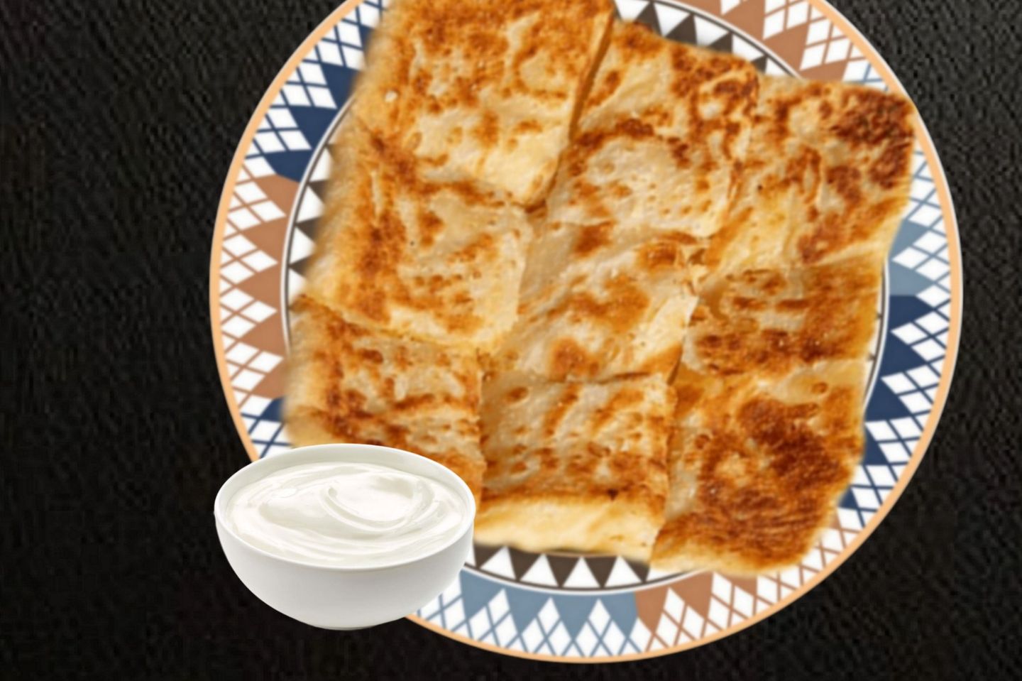 مطبق قشطة - صاج