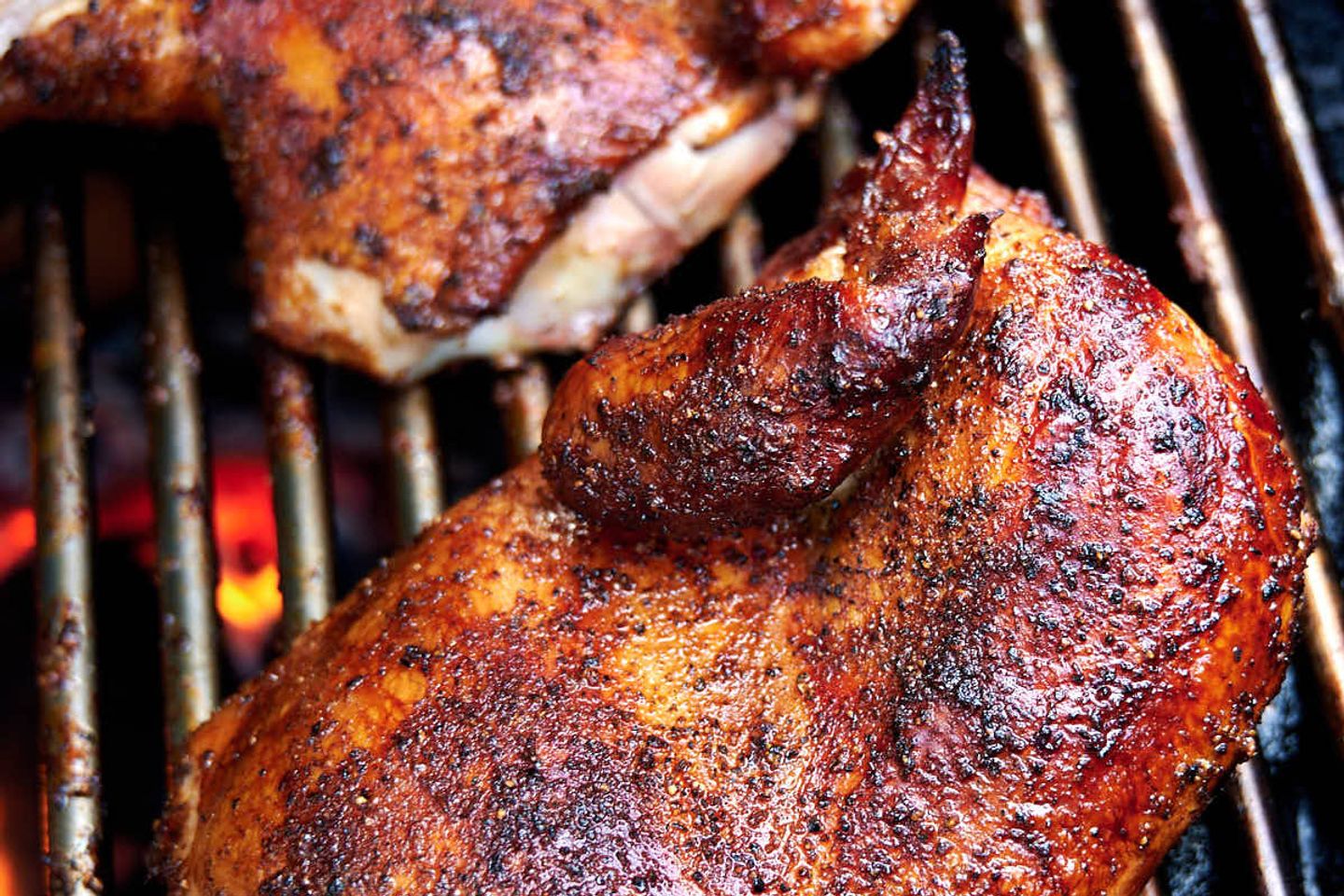 Chicken On Coal  - Quarter With Rice