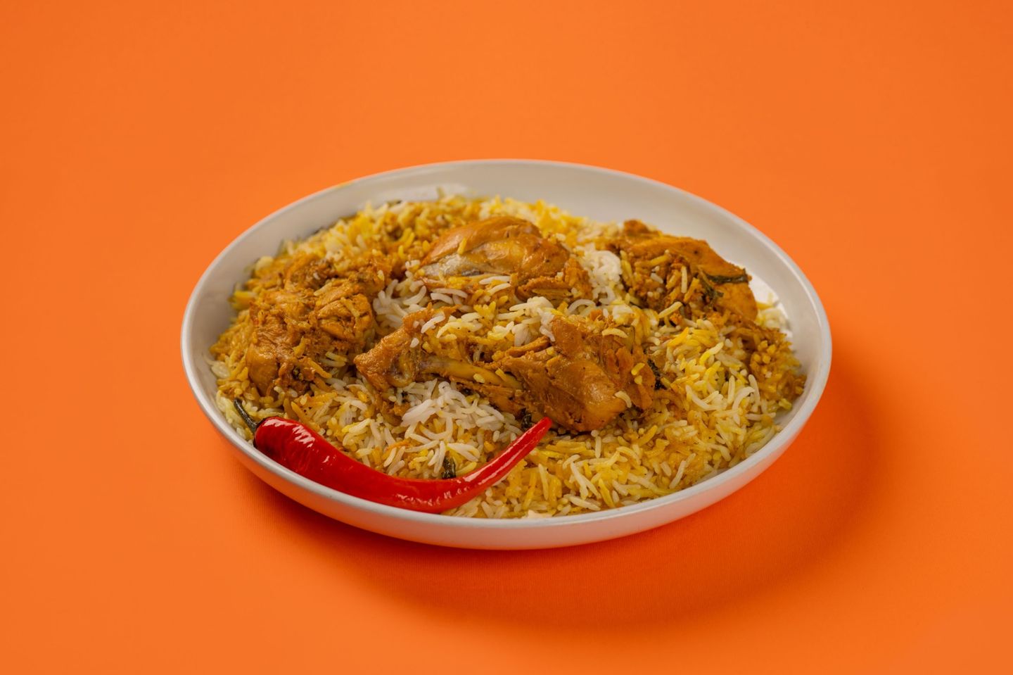 برياني - نص دجاجة
