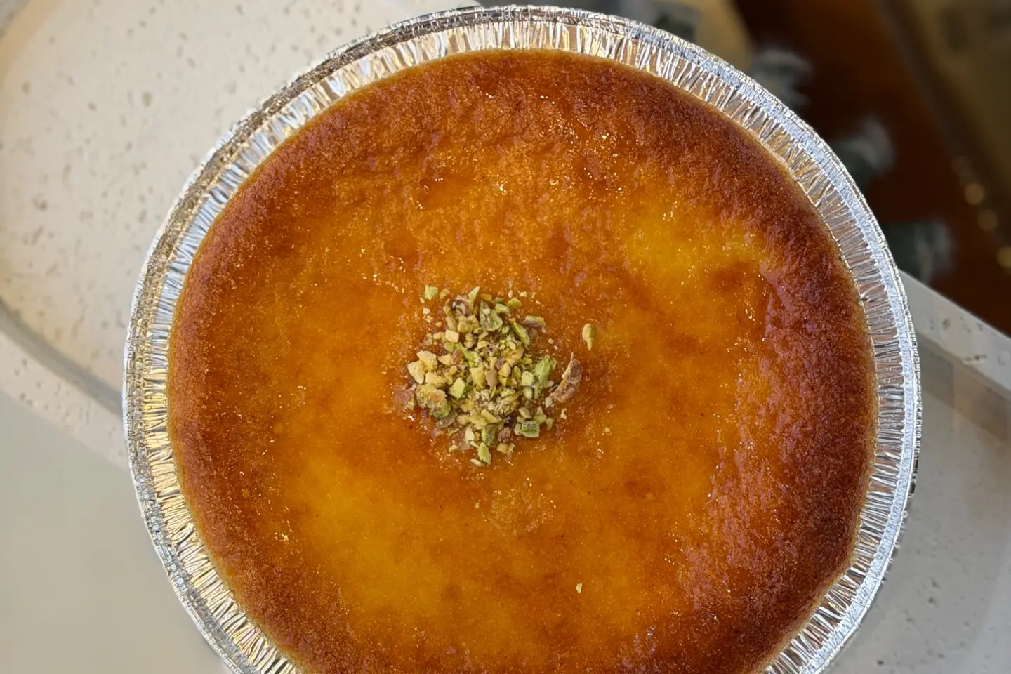 Basbousa With Fresh Cream - Small Size Basbousa