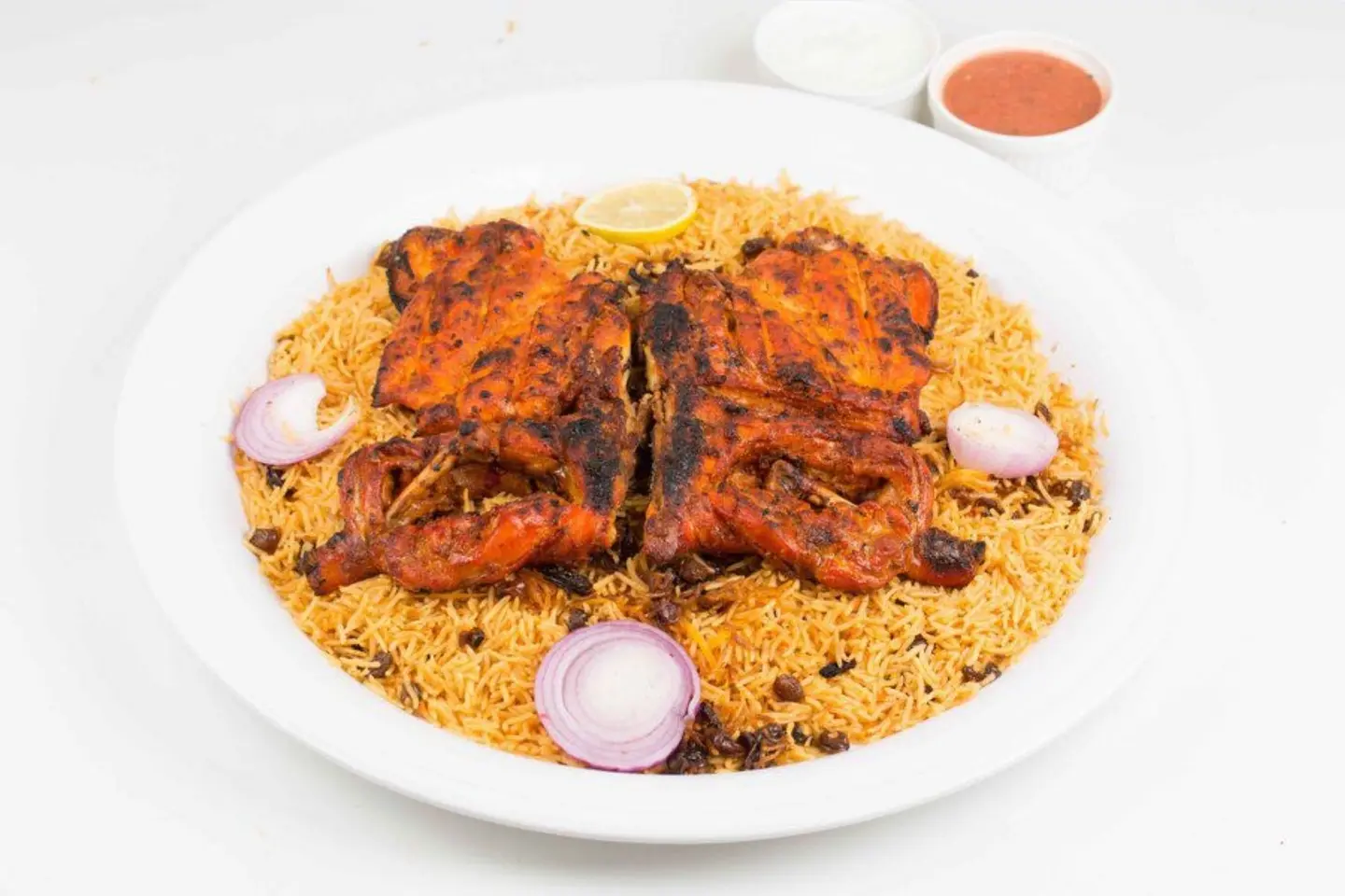 Grilled Chicken With Ricee - Half A Chicken
