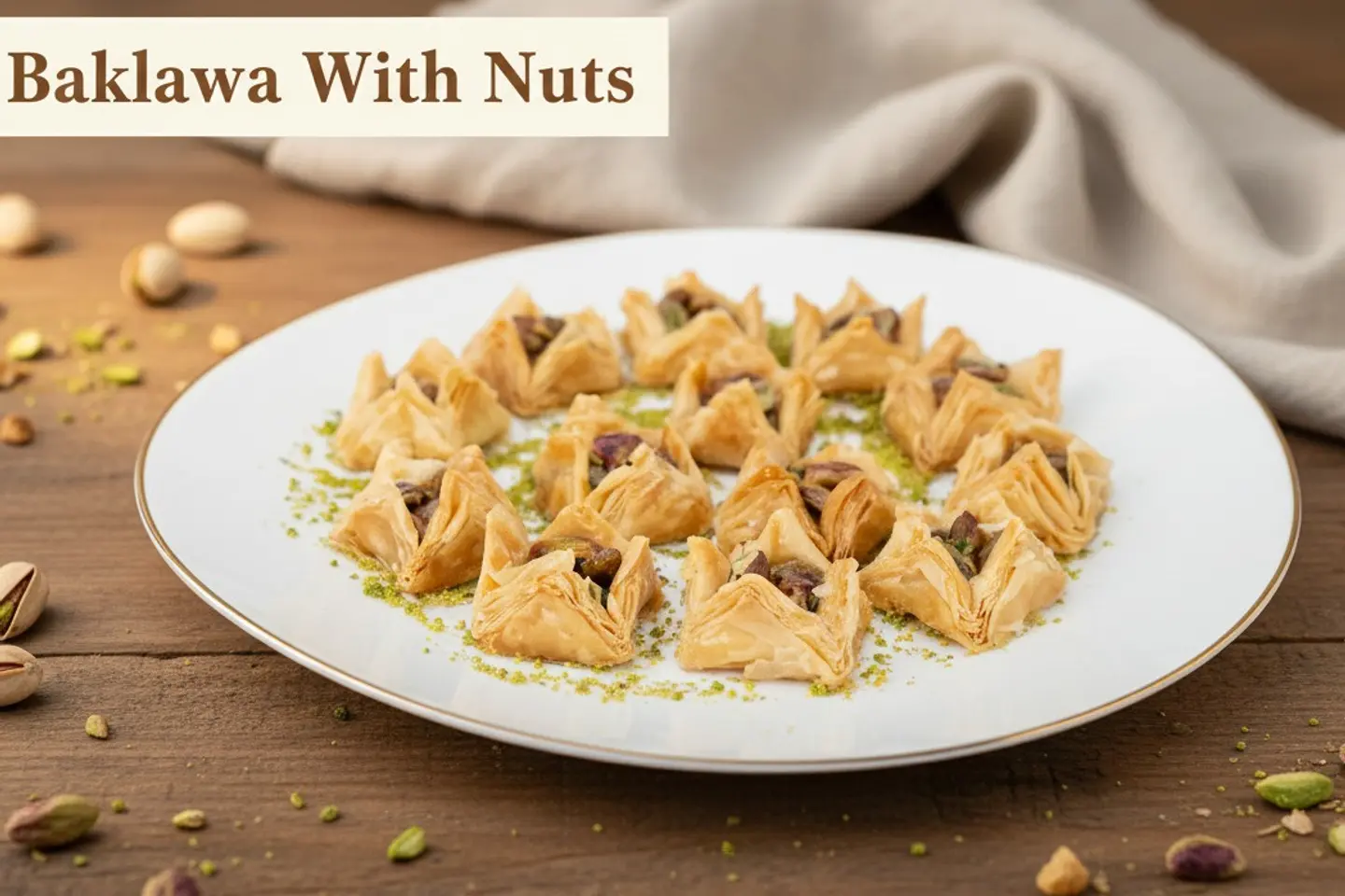 Baklawa With Nuts 250 G - 1/4 Kg