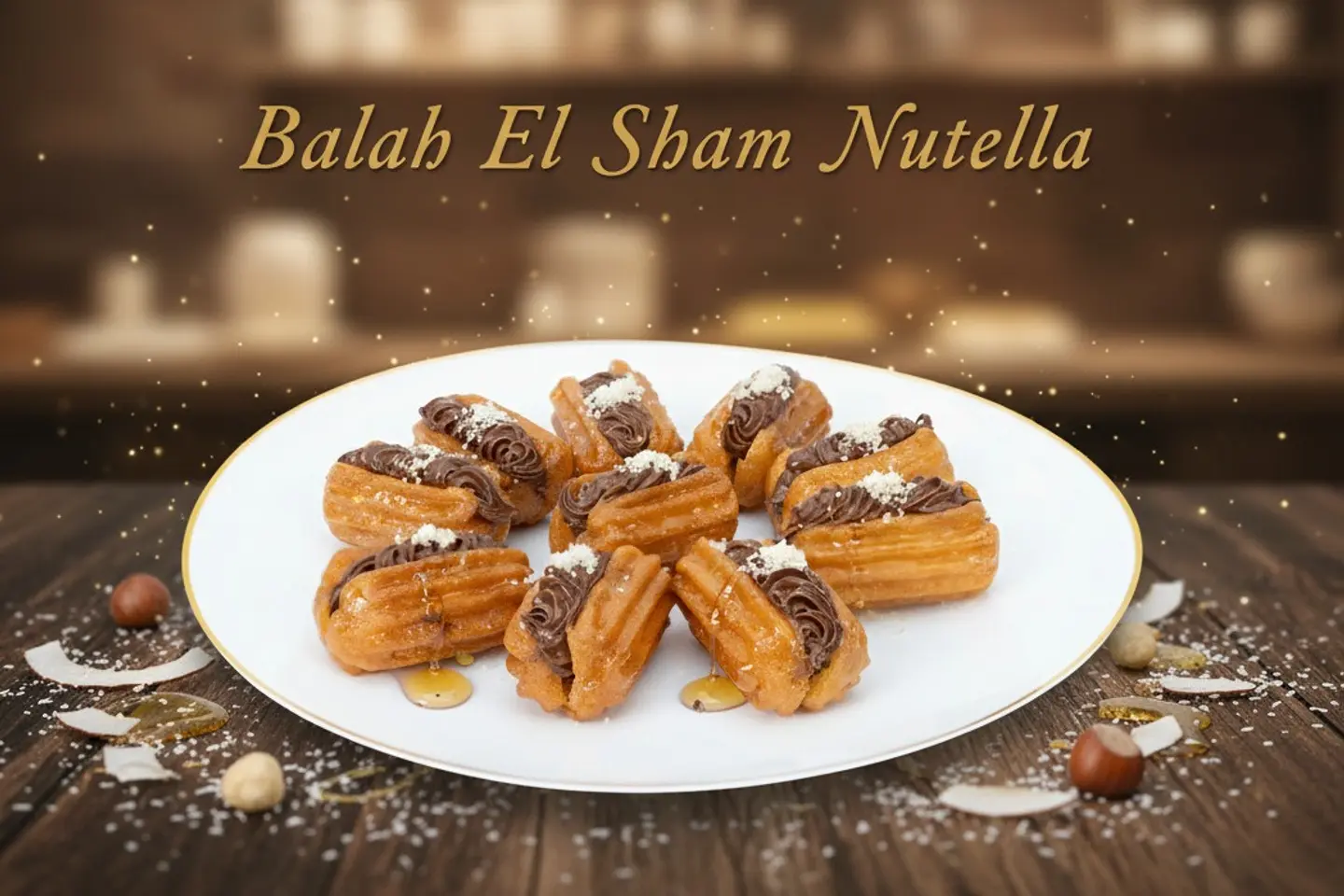 Balah El Sham Nutella 250g - 1/4 Kg