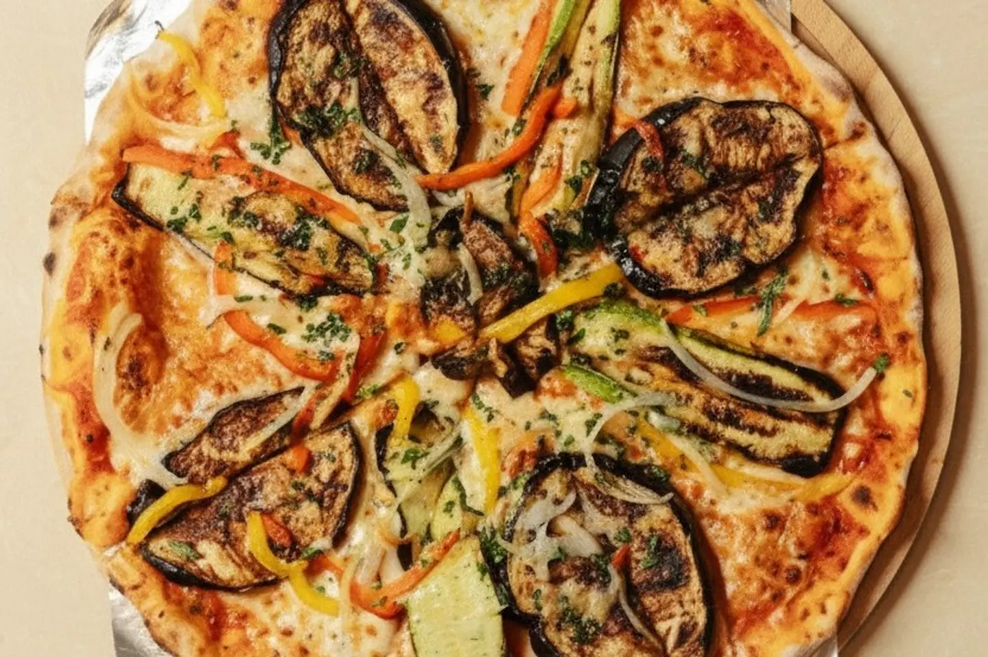بيتزا خضروات مشوي - صغير