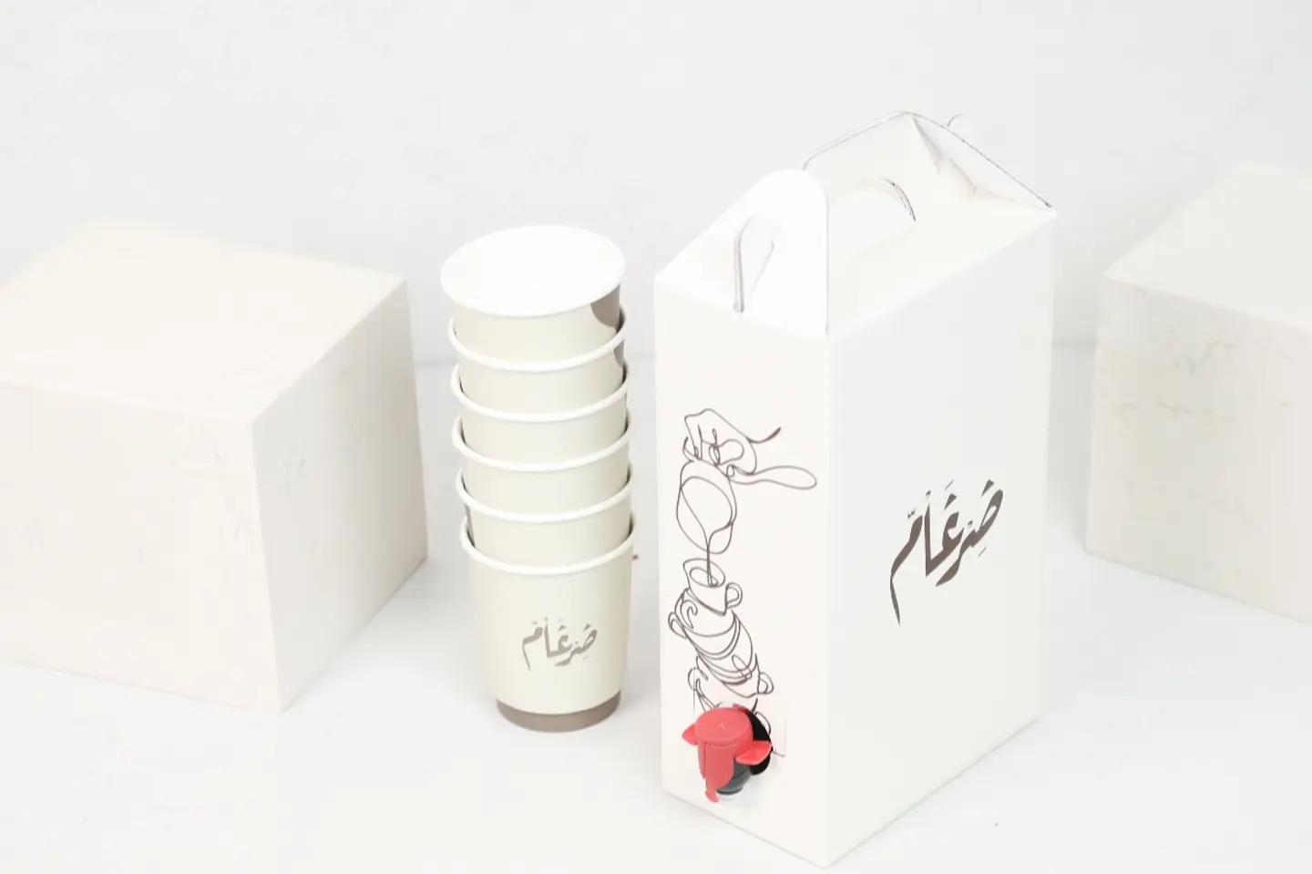 بوكس القهوة - بوكس القهوة الحار - محصول مزيج ضرغام