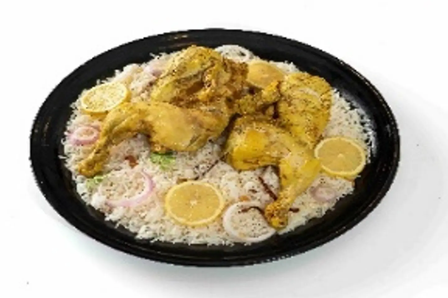 A Piece Of Boiled Chicken - With Rice
