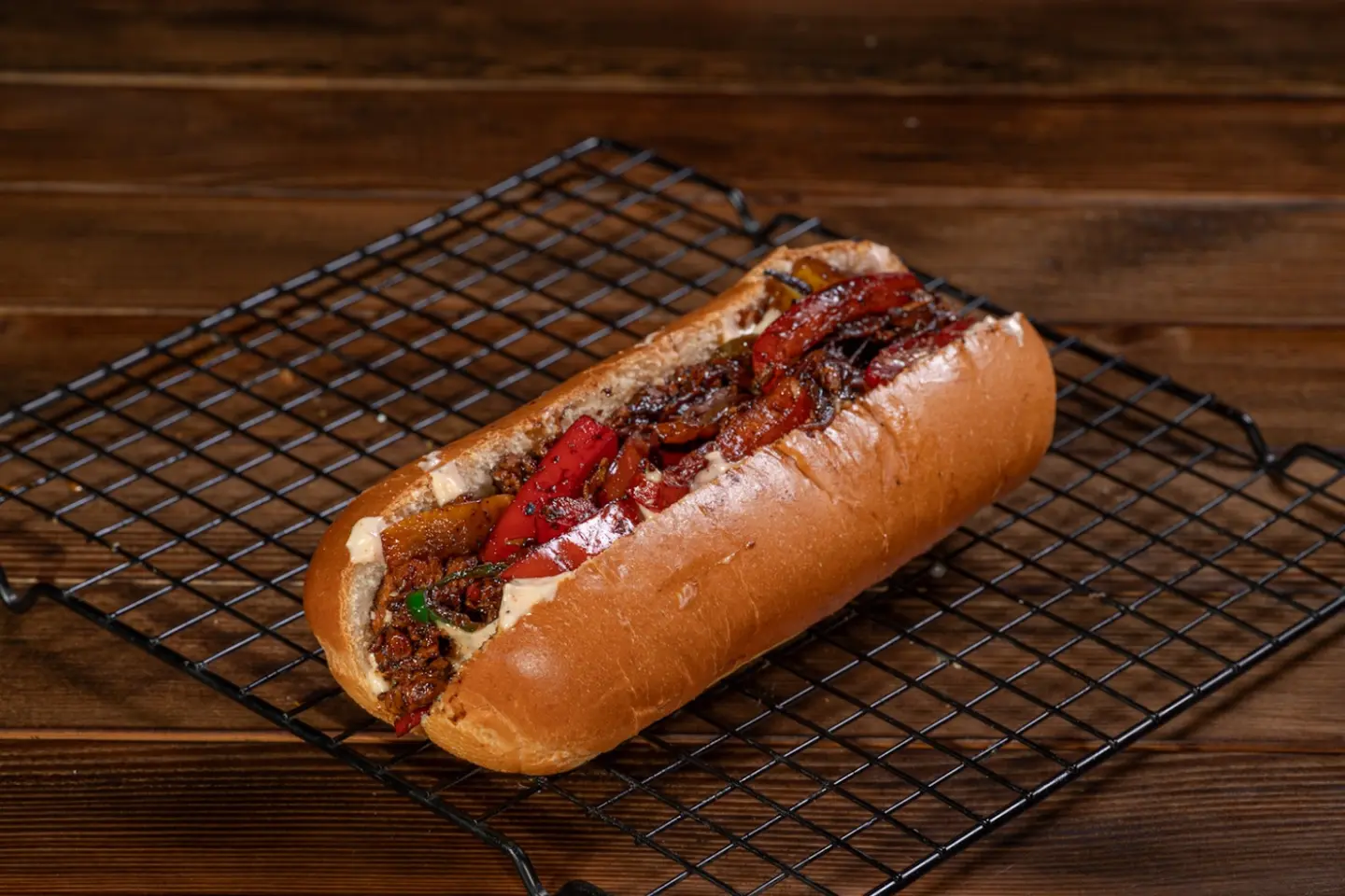 Chicken Fajitas Sandwech - Combo