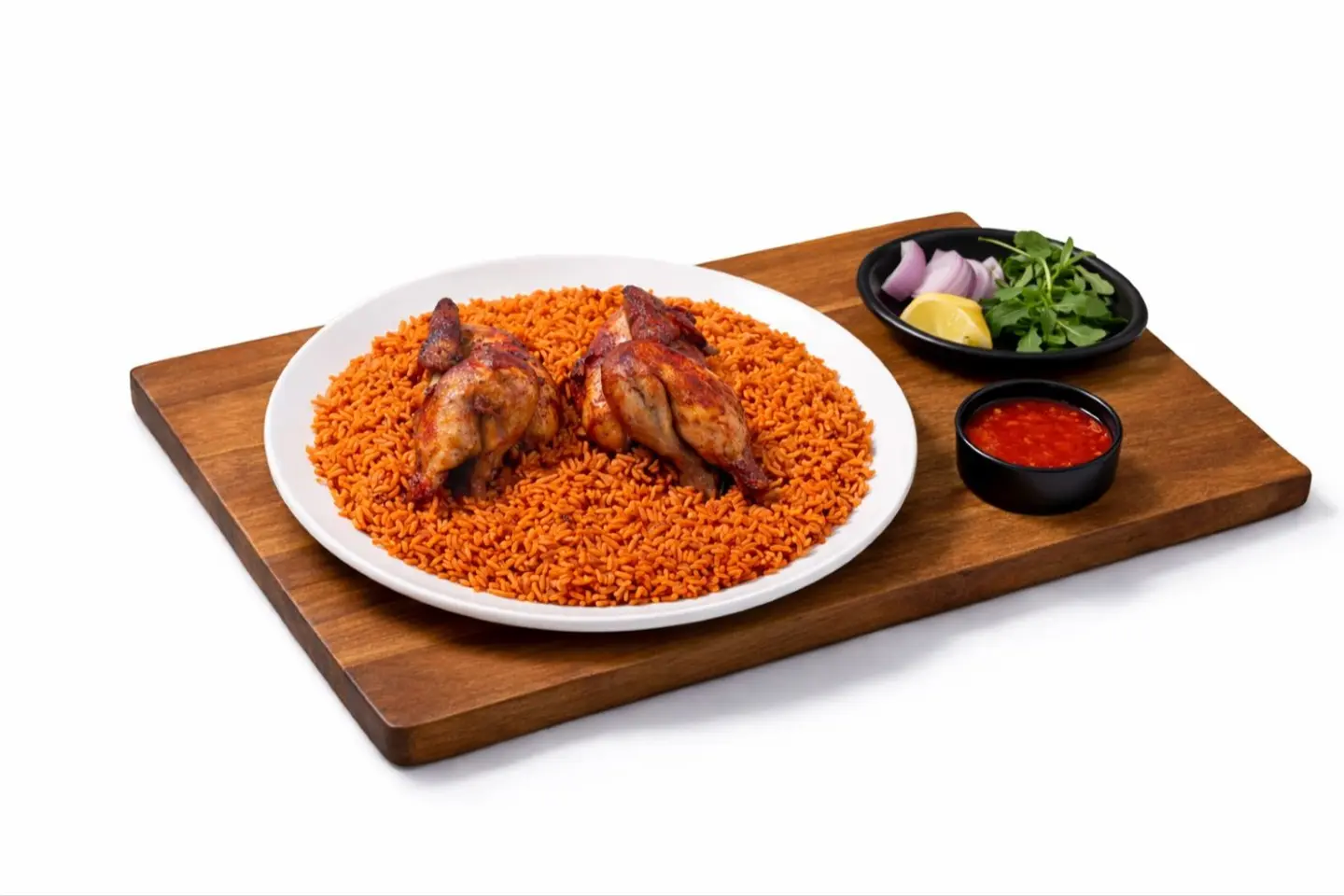 Grilled Chicken American Rice - Half A Chicken