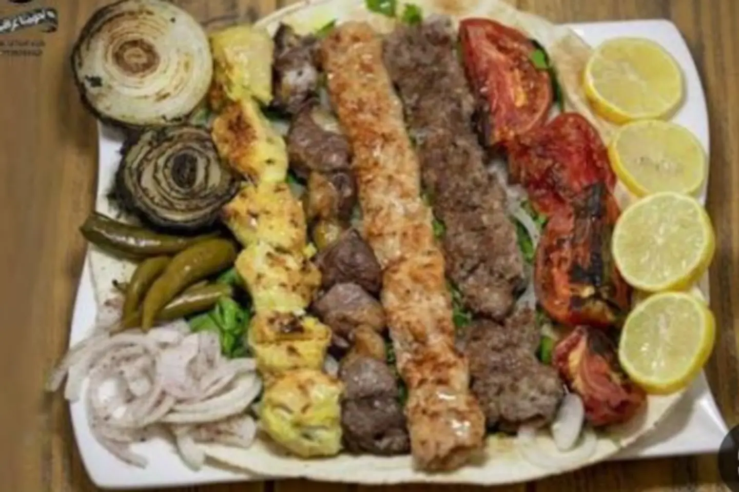 مشكل مشويات مع اوصال - نصف كيلو