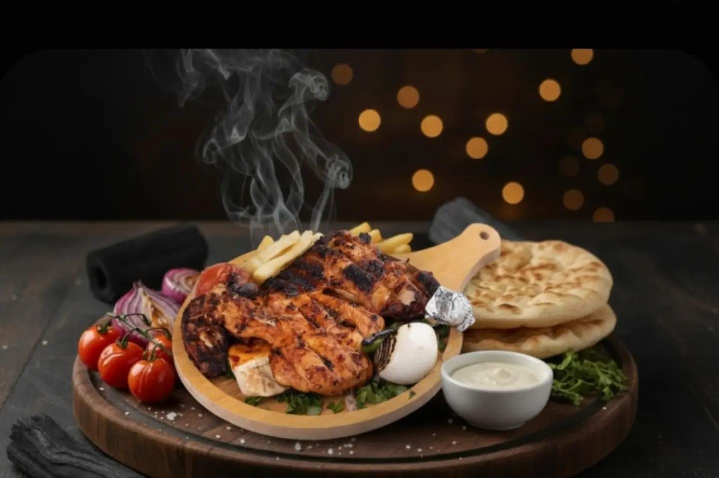 دجاج فحم - نص حبة