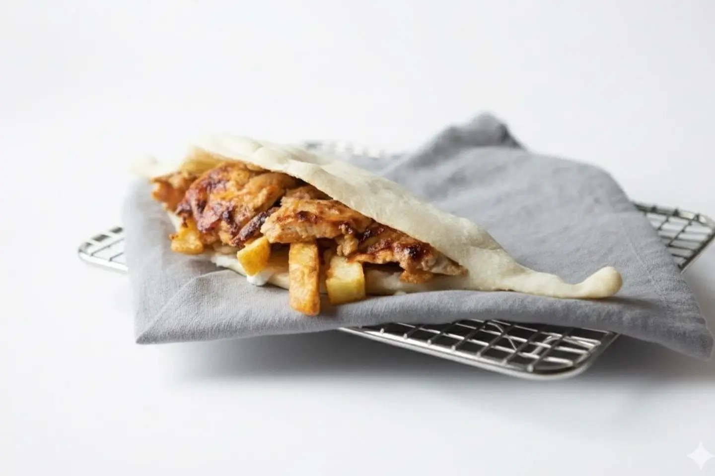 شاورما دجاج كبيرة - ساندوتش شاورما دجاج كبير