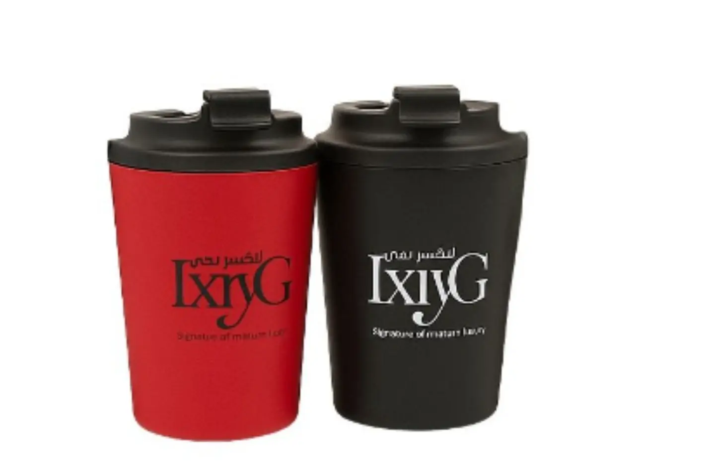 أكواب لاكسريجي الحرارية الصغيرة حجم ٨ اونصه - اسود