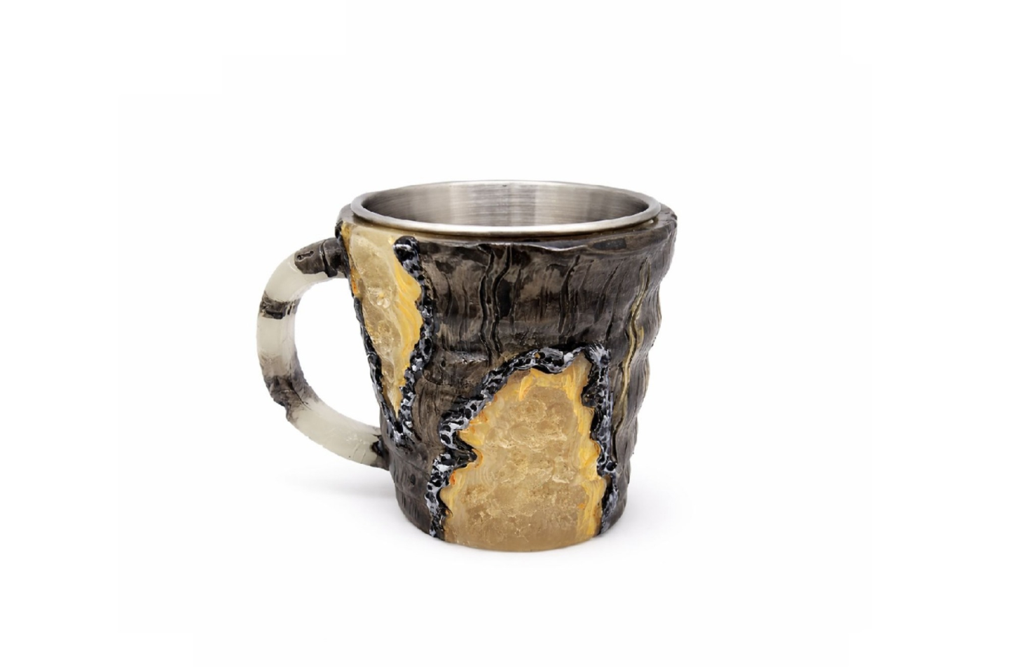 لاكسريجي كوب كريستالي بني - اسود