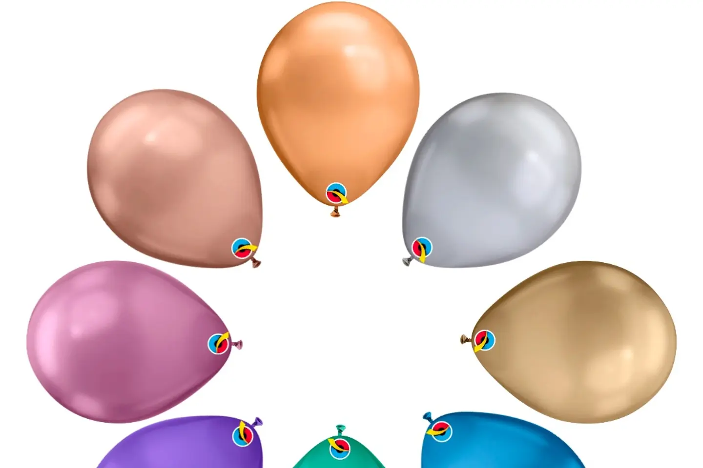 Chrome Balloons - Purple