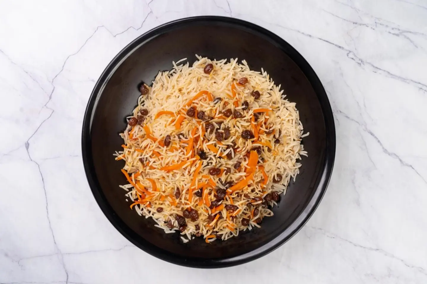 Plain Biryani Rice For One Person - Half A Plate Of Rice