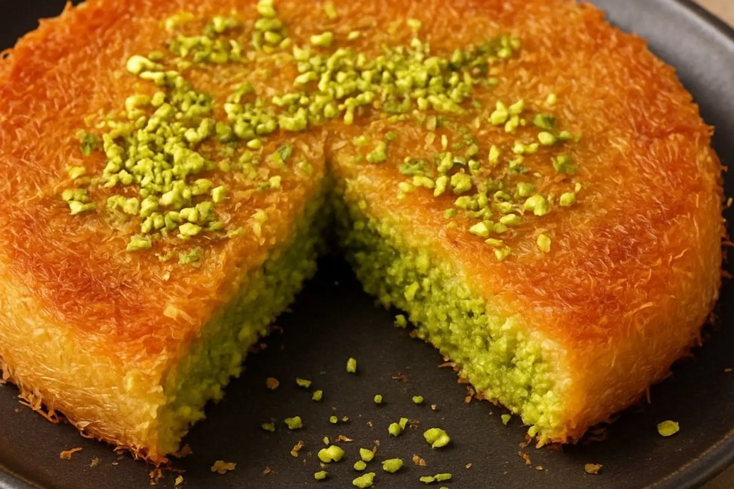 كنافة مفستقة قشطة - كبير