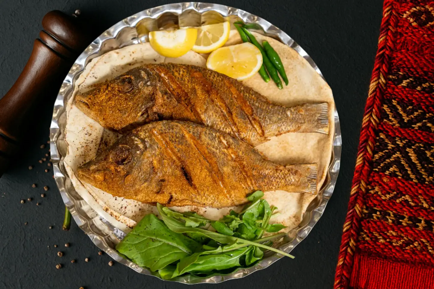 Fried Fish With Rice - 500 Grams
