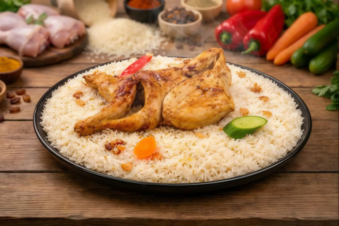 دجاج مظبي - حبة