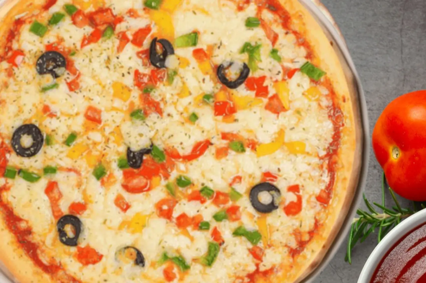 Vegetable Pizza - Vegetable Pizza