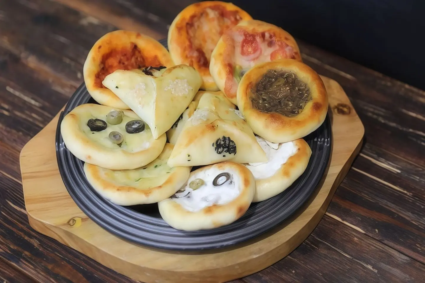 صحن فطائر صغيرة - صحن فطائر صغيرة سبع قطعة