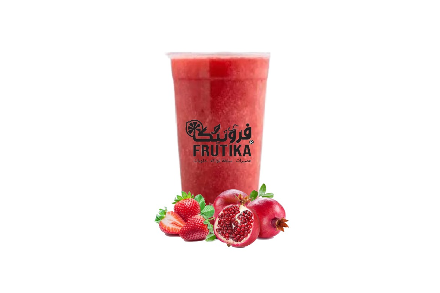 Pomegranate And Strawberry Juice - Medium Cup