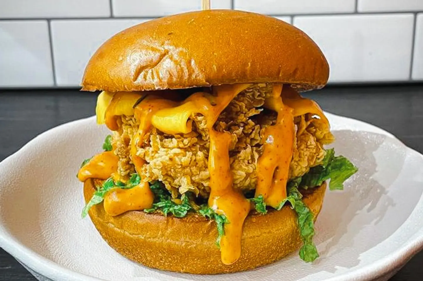 Maple Chicken Burger - Meal