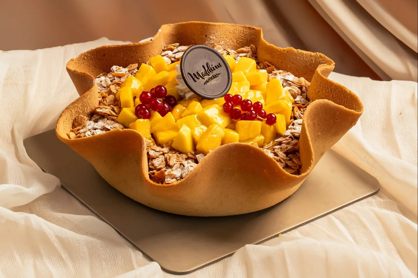 مانجو كريم برولية كبيرة - كريم بروليه مانجو كبير