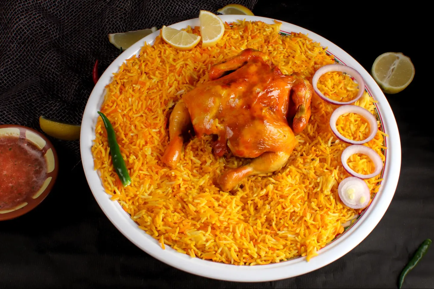 مندي دجاج - نصف