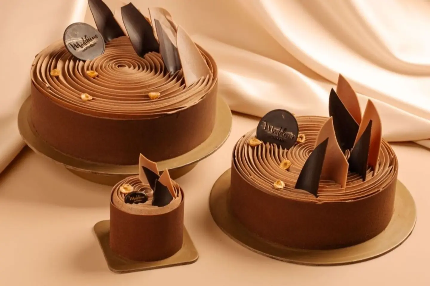 نيوتيلا موكا بروليه كيك - كبير