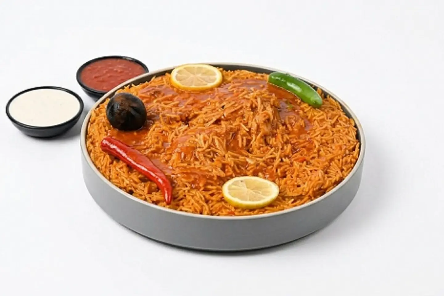 دجاج مضغوط ابو دمعة - حبه مع الرز