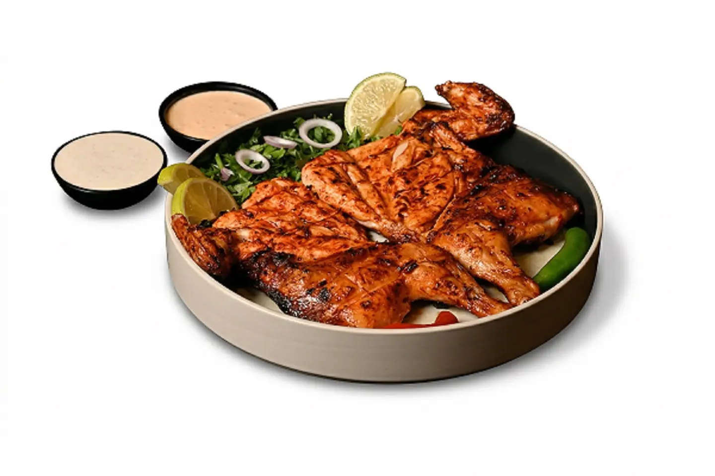 دجاج عالفحم سادة - دجاجة كاملة