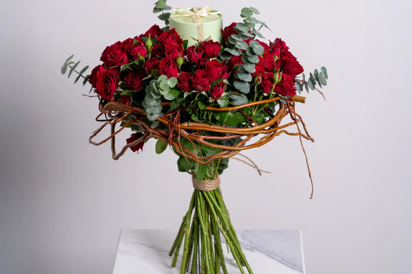 Simplicity Of Love Bouquet - Red Baby Rose