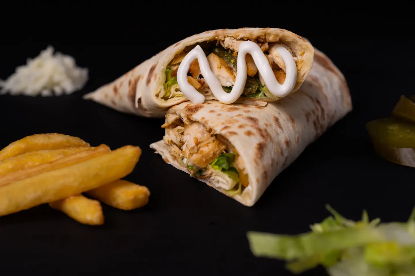 شاورما دجاج - وسط