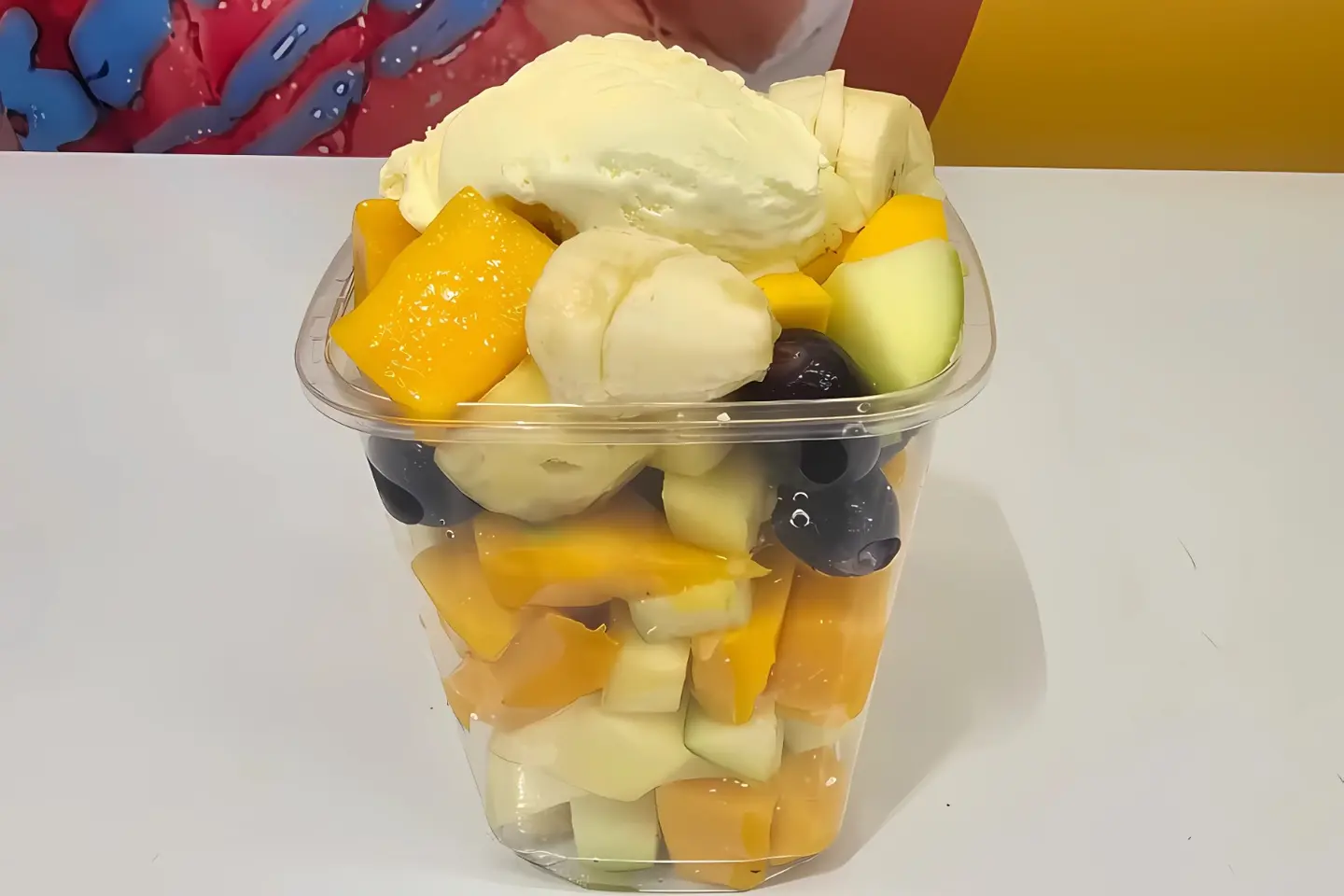 سلطة فواكه بالعصير - صغير