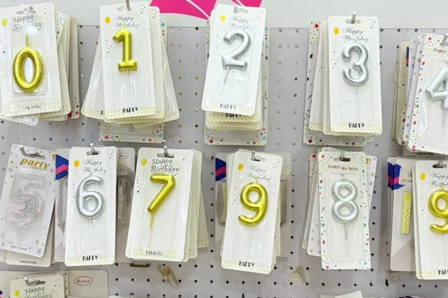 أرقام تزيين الكيك - سبعة فضي