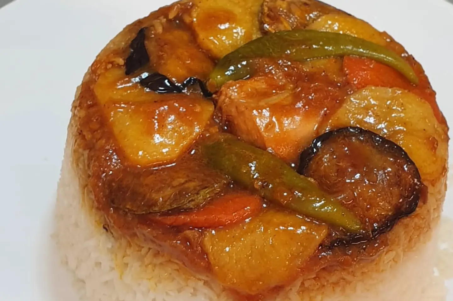 دجاج مقلوبة - نصف