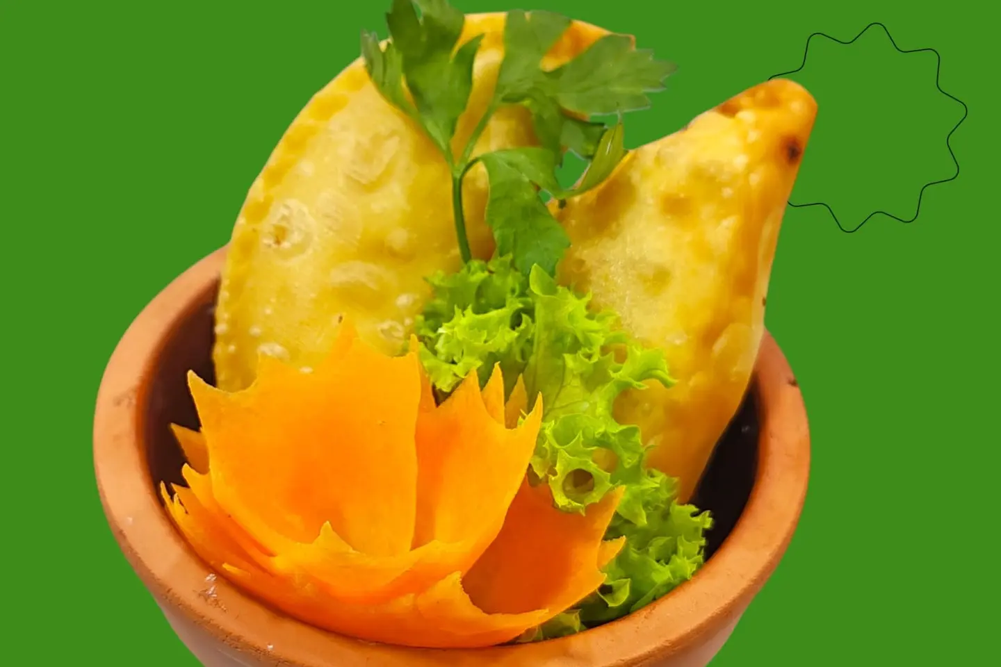 Small Samosa Puff - Samosa Puff Puff Large