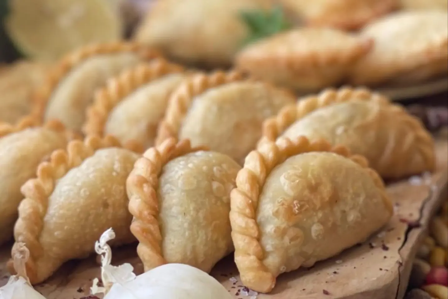 سمبوسة مظفرة لحم - 10 قطع