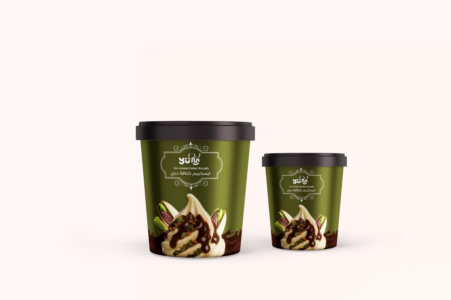 كنافة دبي ايسكريم - صغير
