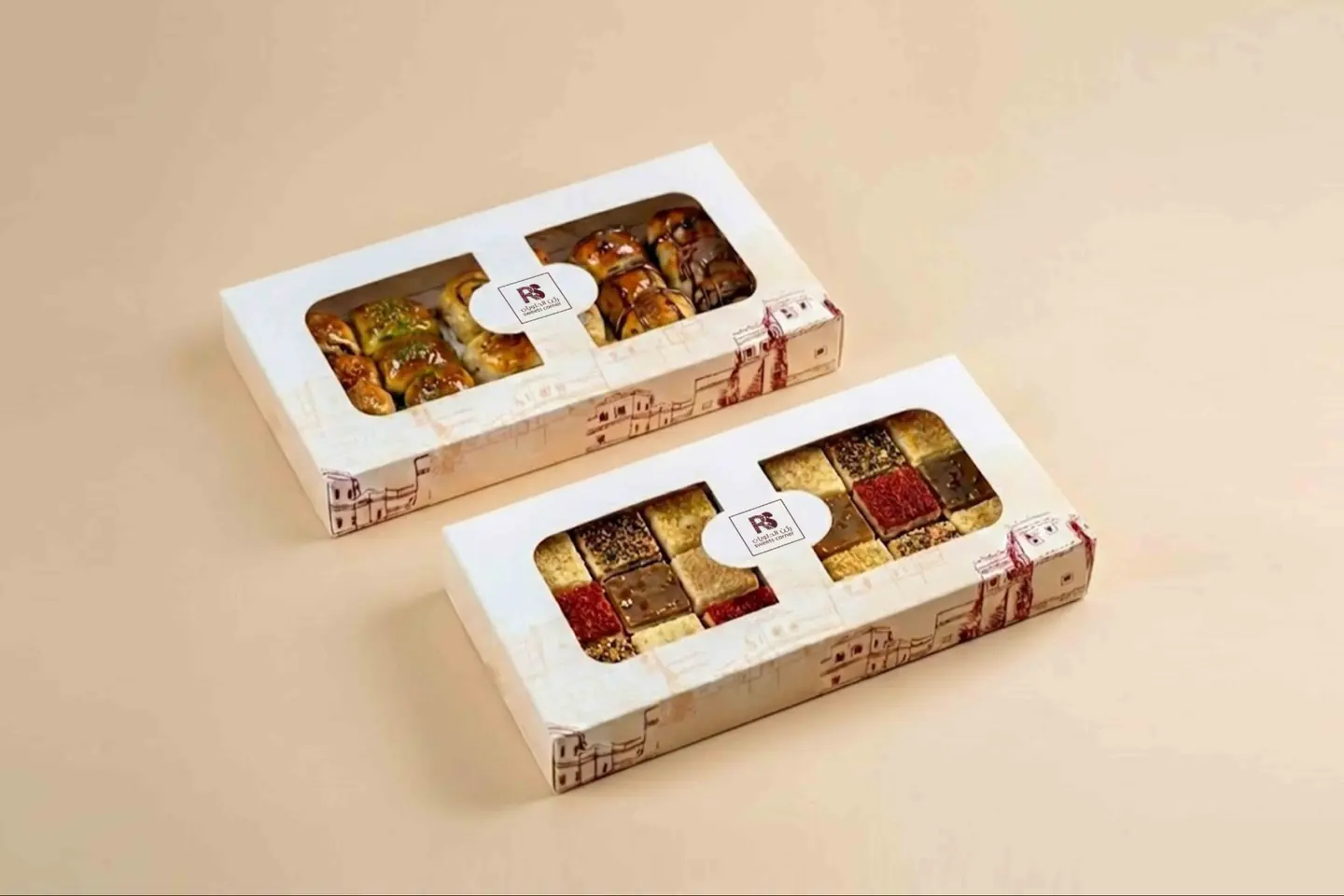 سينابون مشكل + ميني تشيز كيك مشكل - نصف كيلو