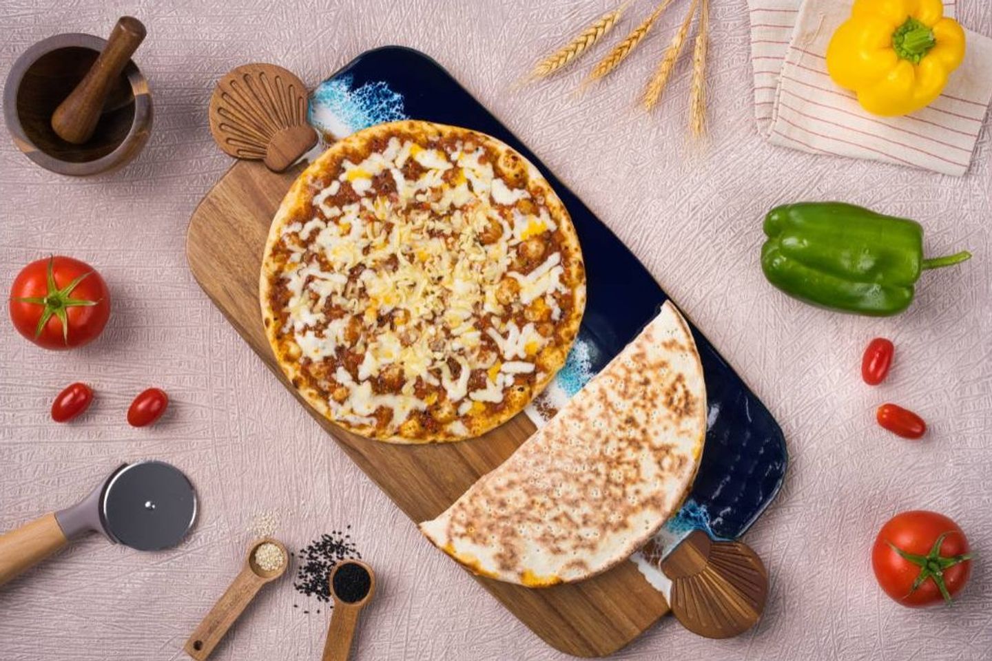 Muhamara With Cheese - White Dough