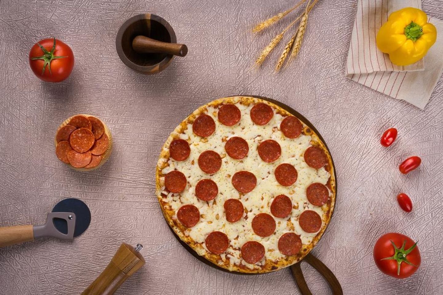 Pepperoni Pizza - White Dough