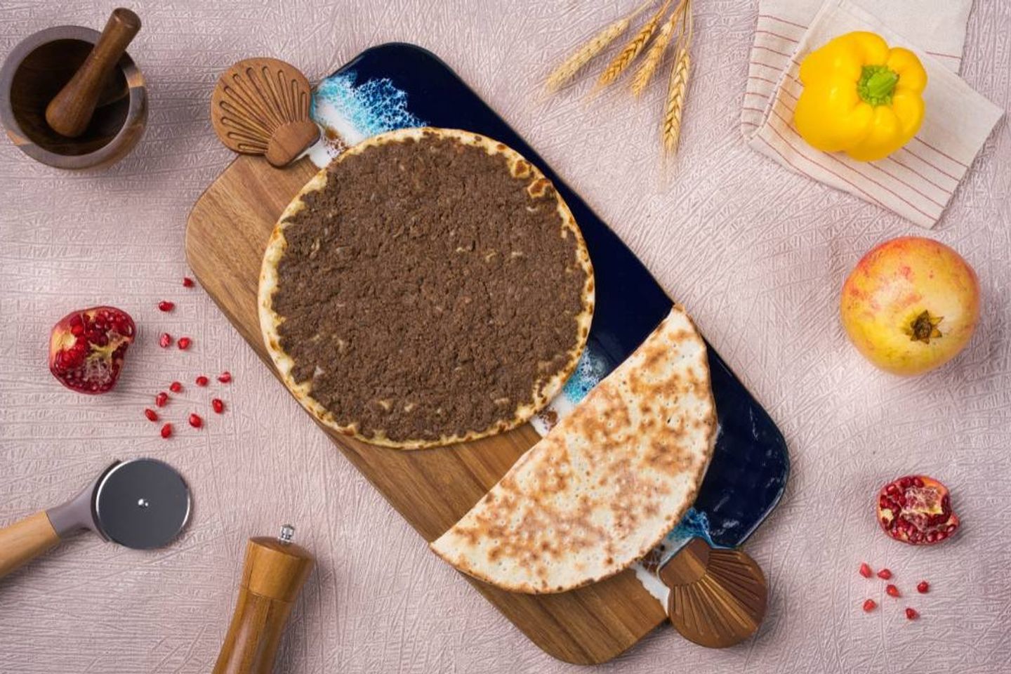 Meat With Pomegranate Molasses - White Dough